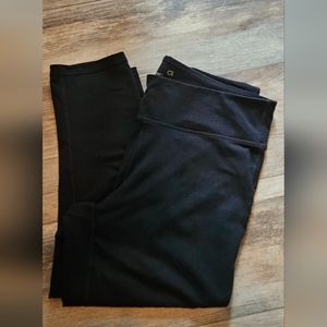 GAP capris workout leggings- black